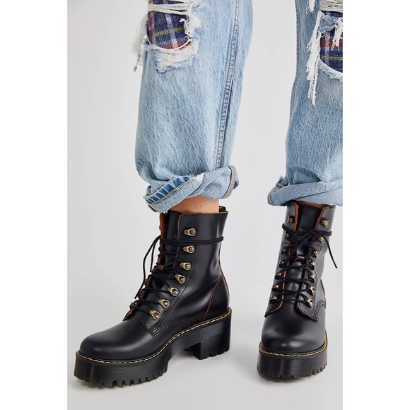 Dr. Martens Shoes - Dr. Martens Leona Platform Ankle Boot